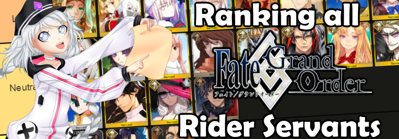 Fate Grand Order Tierlist Ranking All Rider Servants Nepiki Gaming